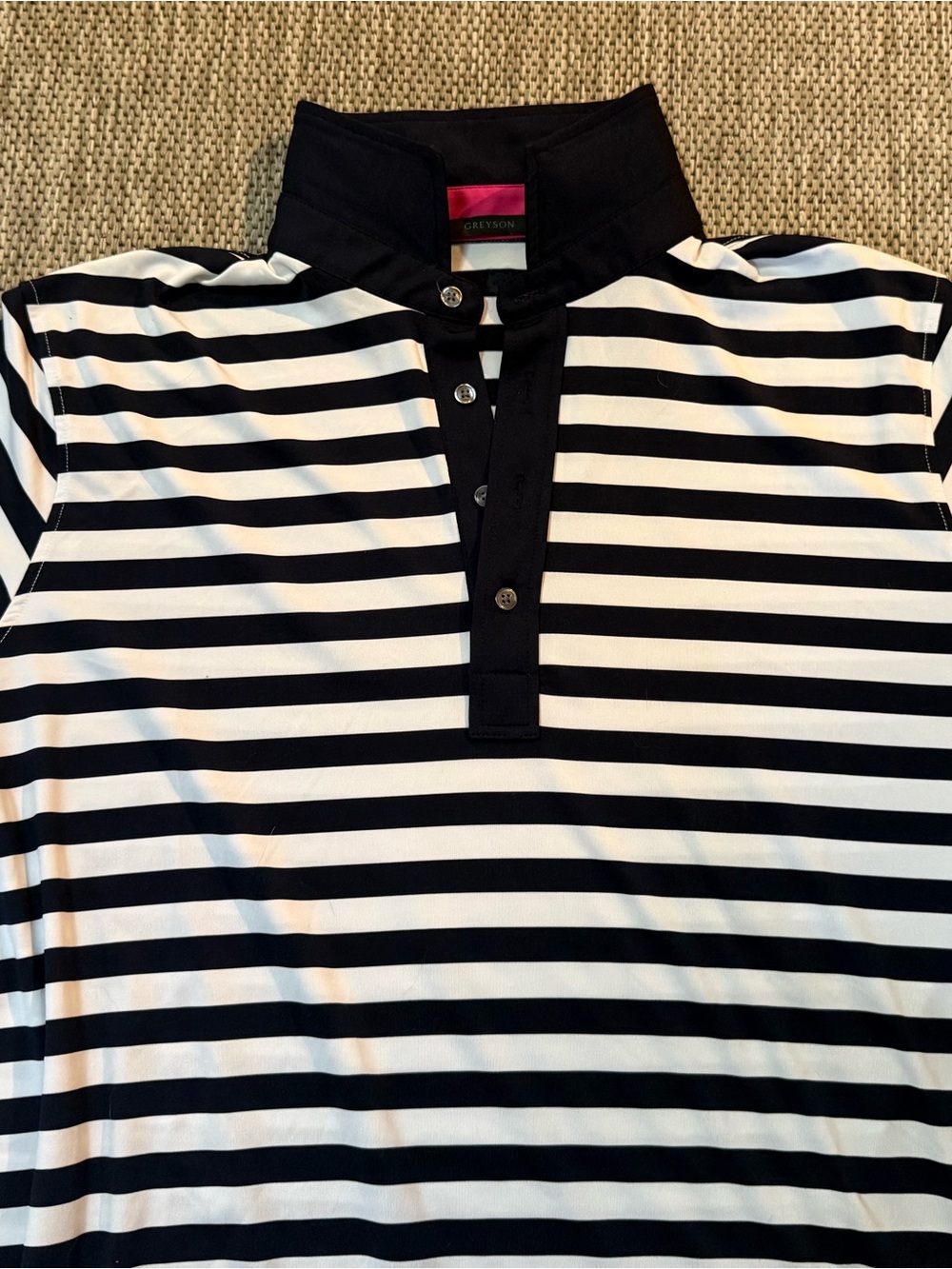 Striped Polo Top - Greyson
